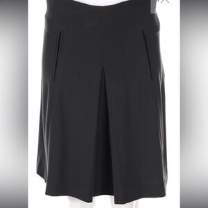 Zara Basic Classic Pleated A Line Mini Mid Thigh Skirt Pockets Goth Grunge Goth